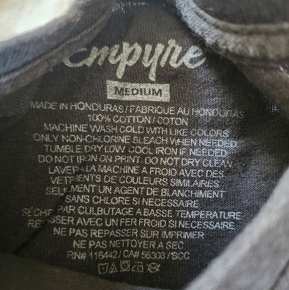 Gender Neutral Youth Empyre Rose Logo t-shirt size Medium - Picture 4 of 4